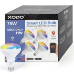 XODO Smart Wi Fi BR30 Bulb Dimmable Color Changing Lighting-0