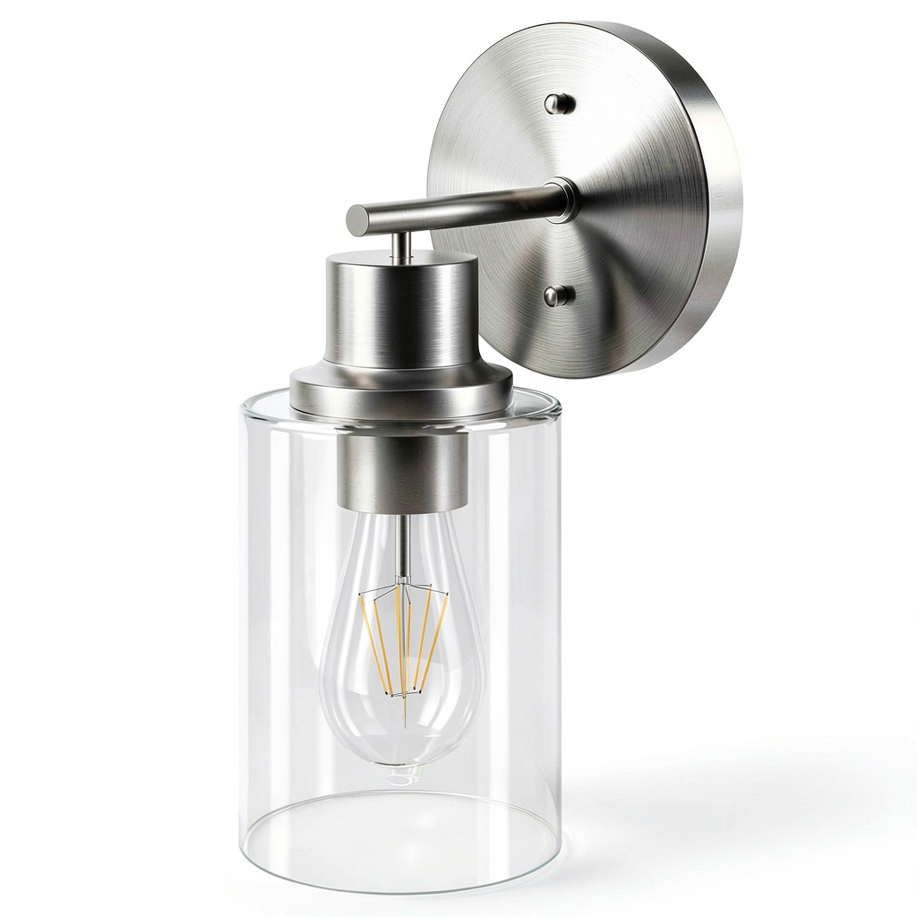 'Pavo Wall Sconce mounted in a modern living room setting'