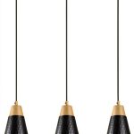 Brushed Brass Pendant Lights Modern Farmhouse Adjustable-0