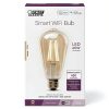 FEIT ELECTRIC Smart LED E26 Light Bulb Amber Retro Voice-1
