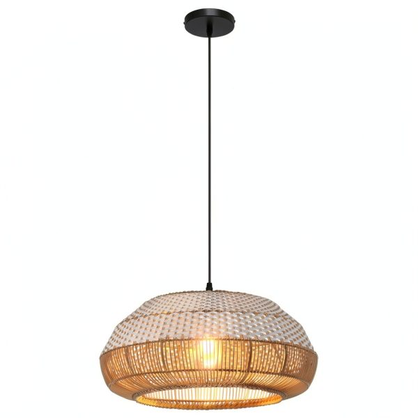 Parrot Uncle Rattan Pendant Light Boho Design Adjustable-6