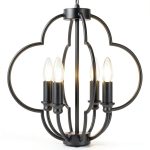 Pavo Adjustable Chandelier Modern Farmhouse Vintage Lighting-0