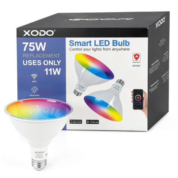 XODO Smart Wifi Light Bulb App Voice Control 16M Colors-0