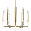 Perimost 34 Modern LED Ceiling Light Glass Shade Adjustable-0