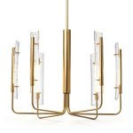 Perimost 34 Modern LED Ceiling Light Glass Shade Adjustable-0