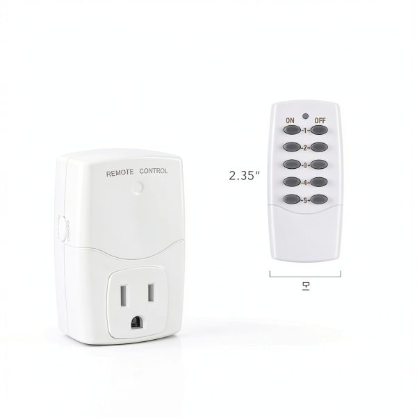 BN-LINK Wireless Remote Outlet Switch 5 Outlets 2 Remotes-5