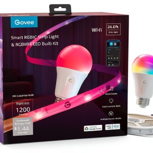 Govee Smart Bulb RGB Color Changing Wi-Fi Bluetooth Control-0
