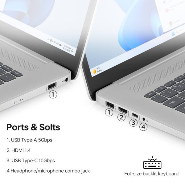 HP 17.3 Touchscreen Laptop Intel Core Ultra 5 16GB RAM-7