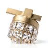 Parrot Uncle Modern 3 Light Crystal Vanity Light Brass-7