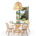 Parrot Uncle Rattan Pendant Light Boho Coastal Rustic-0