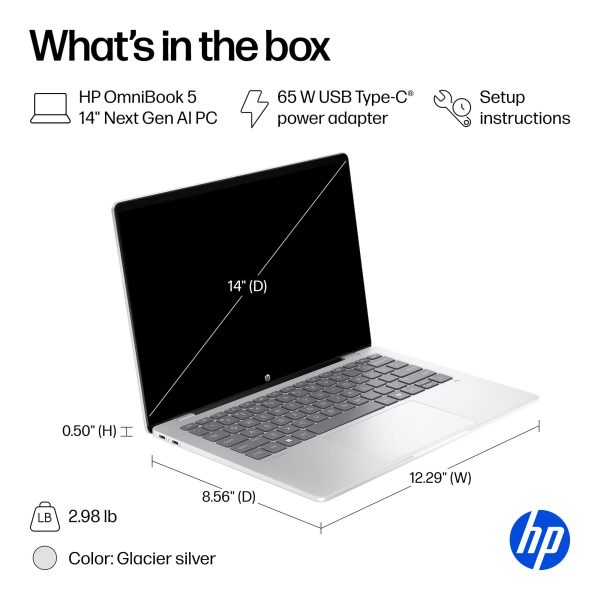 HP OmniBook 5 Copilot PC 14 OLED Touch Laptop AI Features-12