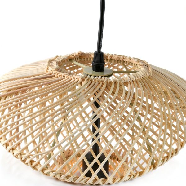 Parrot Uncle Rattan Pendant Light Boho Coastal Rustic-10