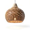 Parrot Uncle Rattan Pendant Light Boho Rustic Handwoven-5