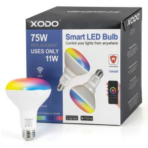 XODO Smart Wi Fi BR30 Bulb Dimmable Color Control-0