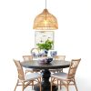 Parrot Uncle Rattan Pendant Light Boho Rustic Adjustable-0