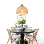 Parrot Uncle Rattan Pendant Light Boho Rustic Adjustable-0