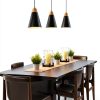 Brushed Brass Pendant Lights Modern Farmhouse Adjustable-2