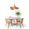 Parrot Uncle Bamboo Pendant Lamp Rustic Handwoven Adjustable-2