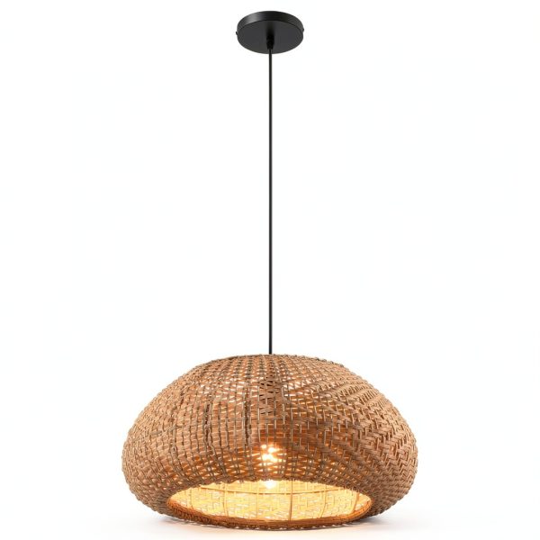 Parrot Uncle Rattan Pendant Light Handwoven Boho Design-6