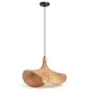 Parrot Uncle Bamboo Pendant Lamp Rustic Handwoven Adjustable-8