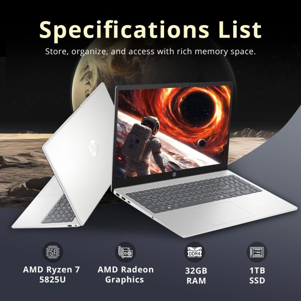 HP Laptop AMD Ryzen 7 32GB RAM 1TB SSD FHD Display-1