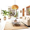 Parrot Uncle Rattan Pendant Light Handwoven Boho Design-1