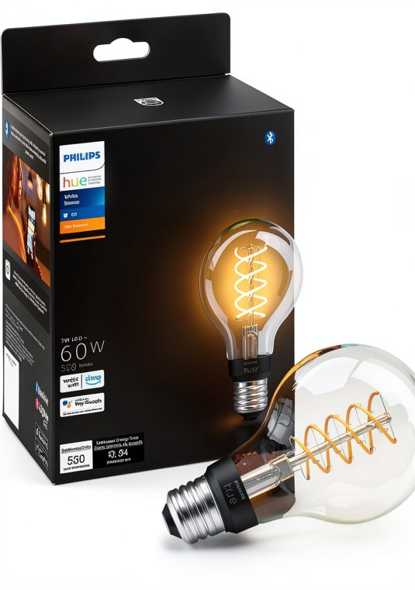 Philips Hue Smart LED Bulb Vintage Design Bluetooth Control-0