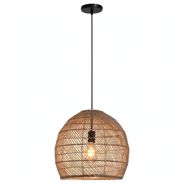 Parrot Uncle Rattan Pendant Light Boho Style Adjustable-6