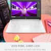 HP 14 Laptop Intel Celeron 16GB RAM Fast Charge Student-7