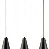 Modern Farmhouse Pendant Lights 3Pack Adjustable Brass Cone-0