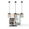 Pavo Rustic Metal Hanging Light Adjustable Kitchen Island-3