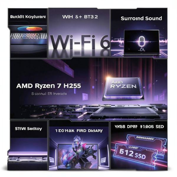 ACEMAGIC RX16 Gaming Laptop AMD Ryzen 7 16GB DDR5 SSD-1