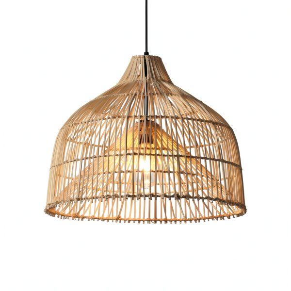 Parrot Uncle Rattan Pendant Light Boho Rustic Adjustable-5