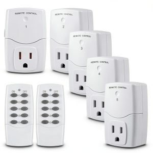BN-LINK Wireless Remote Outlet Switch 5 Outlets 2 Remotes-0