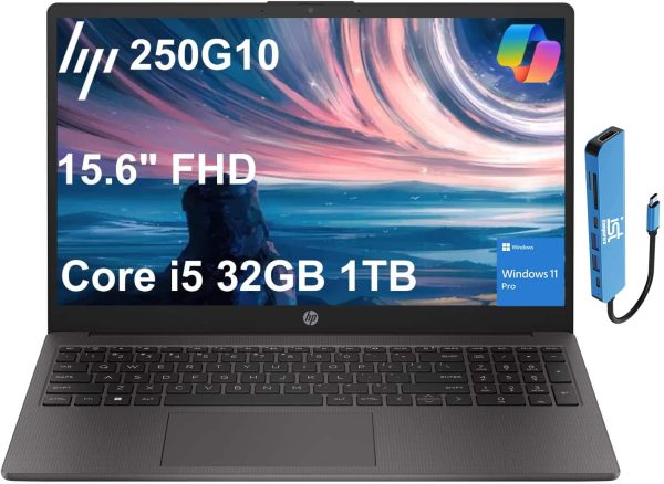 HP 250 G10 Laptop Intel Core i5 32GB RAM 1TB SSD-0