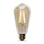 FEIT ELECTRIC Smart LED E26 Light Bulb Amber Retro Voice-0