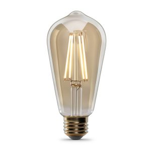 FEIT ELECTRIC Smart LED E26 Light Bulb Amber Retro Voice-0