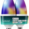 Linkind Smart LED Bulb Color Changing E12 Base 2 Pack-0