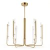 Perimost 34 Modern LED Ceiling Light Glass Shade Adjustable-4
