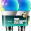 Linkind A19 Matter Smart Bulb RGBTW Voice Control-0