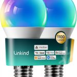 Linkind A19 Matter Smart Bulb RGBTW Voice Control-0