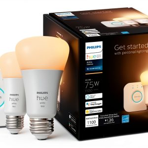 Philips Hue A19 Bluetooth Smart LED Starter Kit White-0