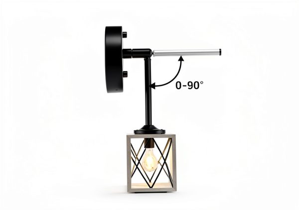 Rustic Metal Hanging Light Adjustable Ceiling Fixture Home-4