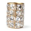 Parrot Uncle Modern 3 Light Crystal Vanity Light Brass-6