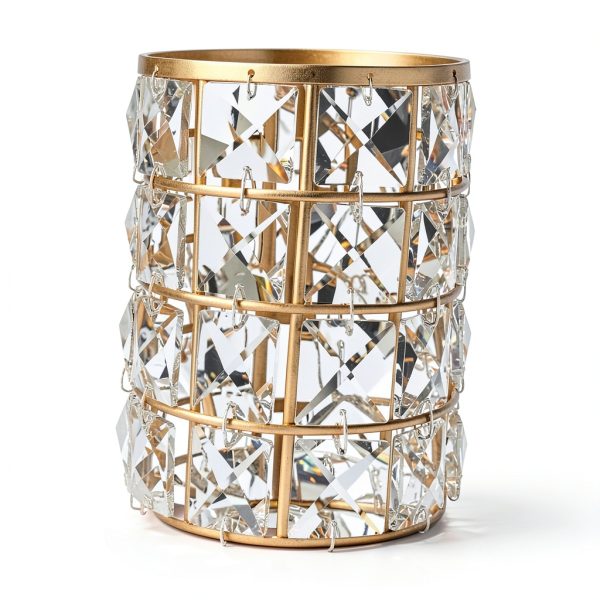 Parrot Uncle Modern 3 Light Crystal Vanity Light Brass-6