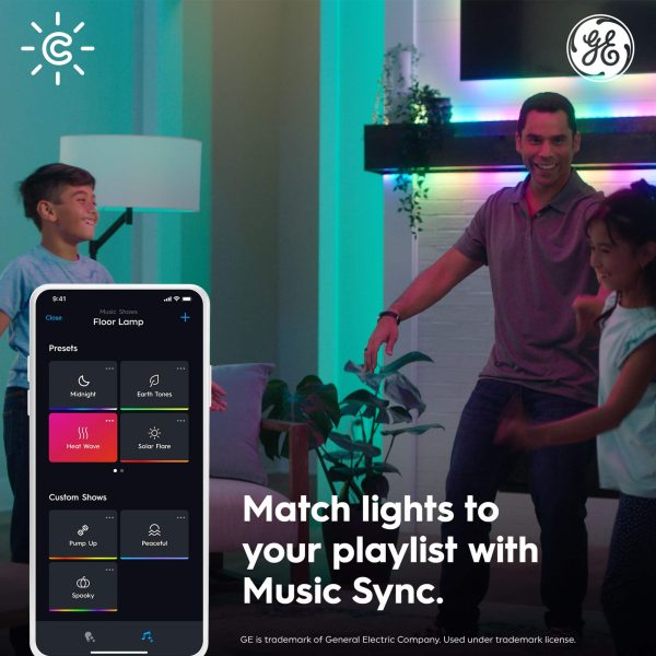 Cync BR30 LED Color Changing Light Bulb Dynamic Effects-4