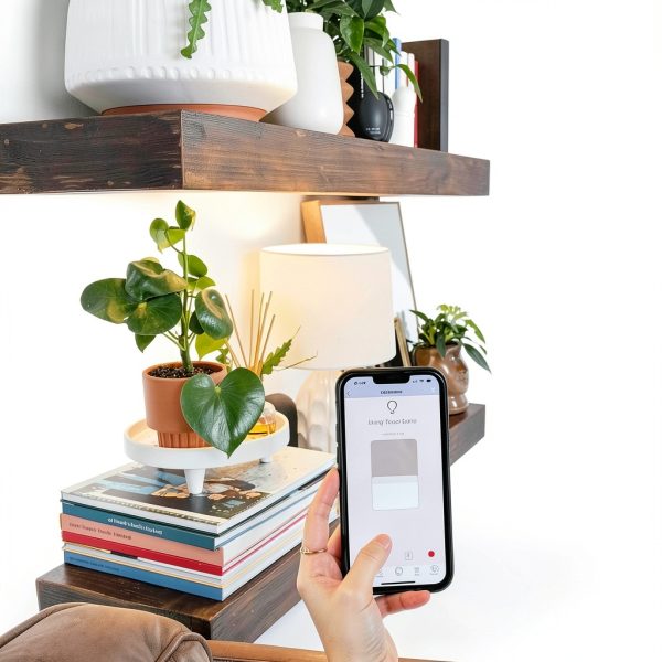 FEIT ELECTRIC BR30 Smart LED Light Bulb Multicolor Voice App-3