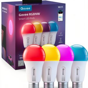 Govee A19 Smart LED Bulb 800 Lumens 4 Pack-0