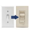 Leviton SureSlide Dimmer Switch LED Dimmable Light Almond-1