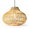 Parrot Uncle Boho Rattan Pendant Light Handwoven Adjustable-8